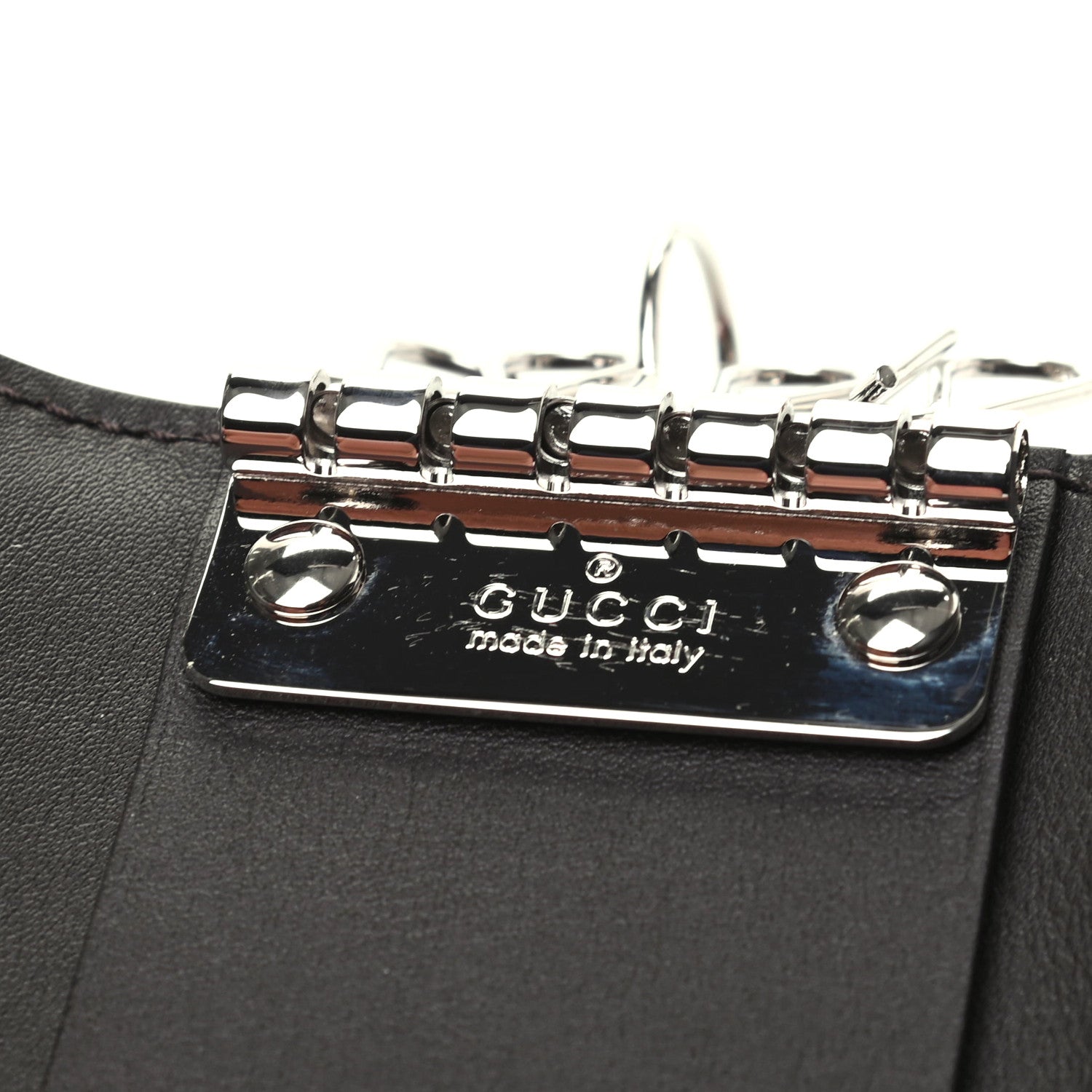 Gucci Microguccissima 6 Key Holder Case Black 7 of 9