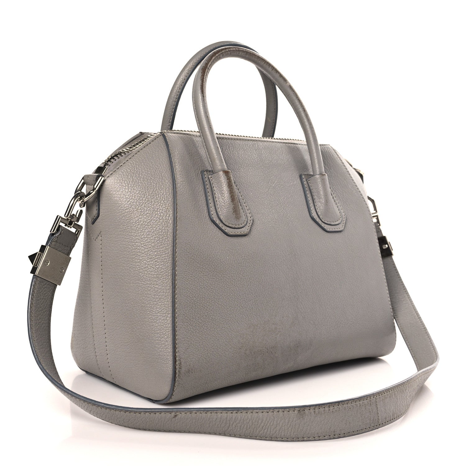 Givenchy Sugar Goatskin Medium Antigona Pearl Grey 3 of 19