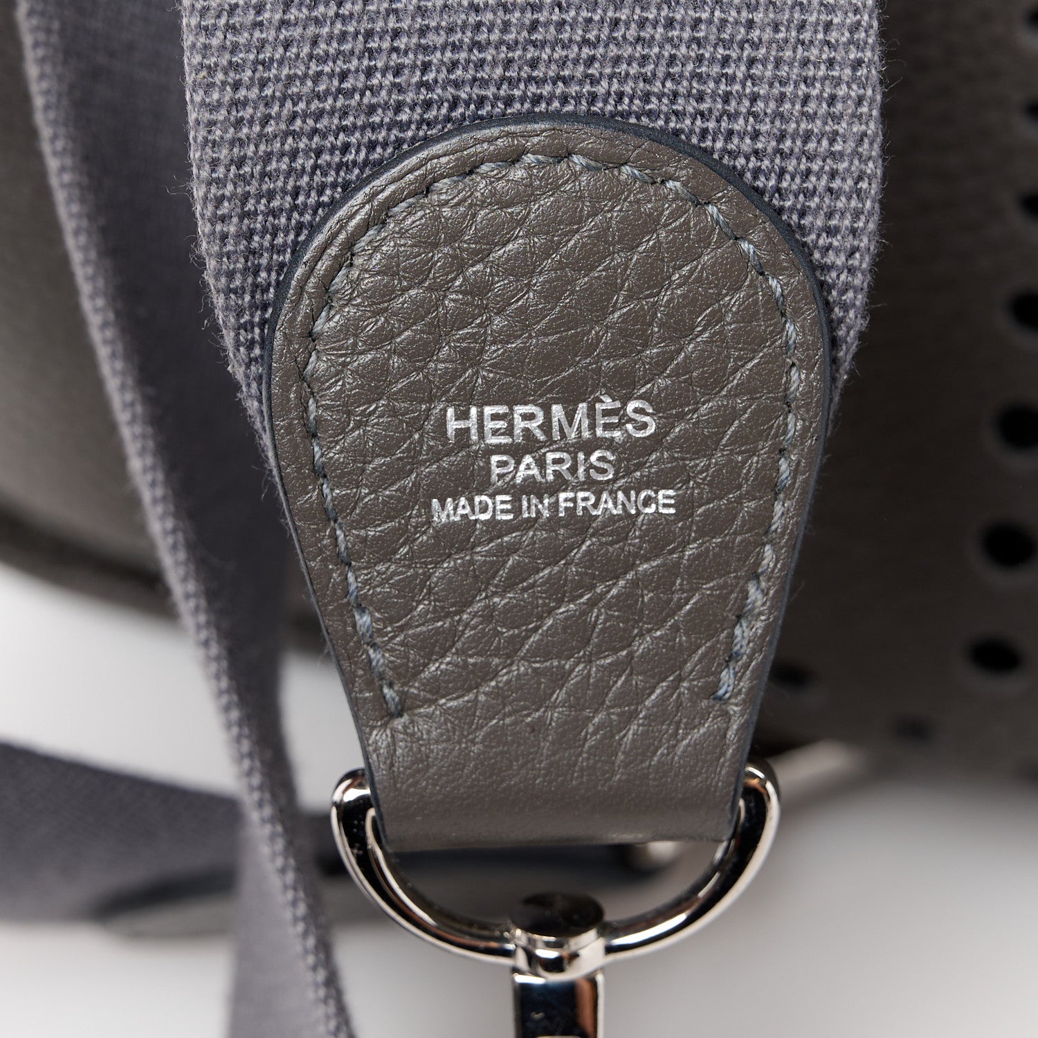 Hermes Taurillon Clemence Evelyne III GM Etain 7 of 11