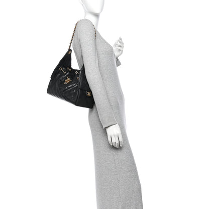 Chanel Caviar Quilted Small Chanel 25 Handbag Black 2 of 9