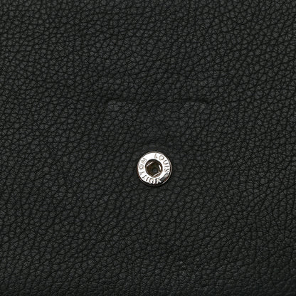 Louis Vuitton Calfskin Lockme II Wallet Black 7 of 8