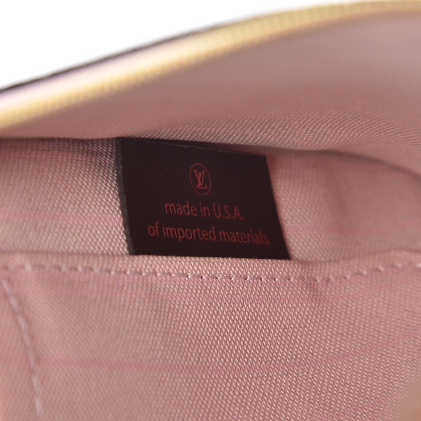 Damier Ebene Neverfull MM GM Pochette Rose Ballerine