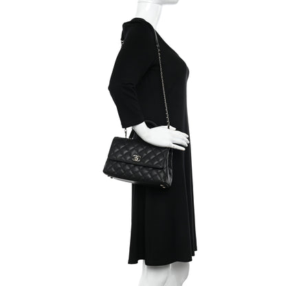 Chanel Caviar Quilted Mini Coco Handle Flap Black 2 of 11