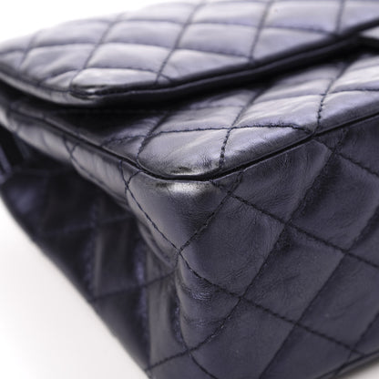 Chanel Metallic Calfskin Quilted 2.55 Reissue 226 Flap Marine Fonce 9 of 15