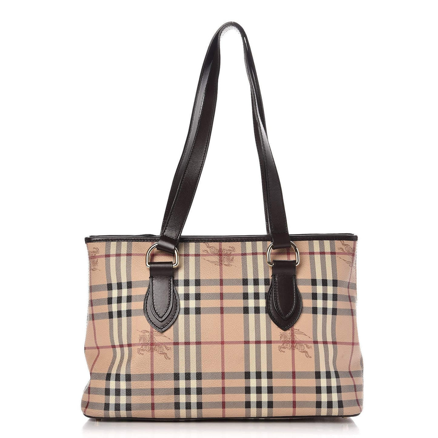 Haymarket Check Medium Regent Tote Chocolate