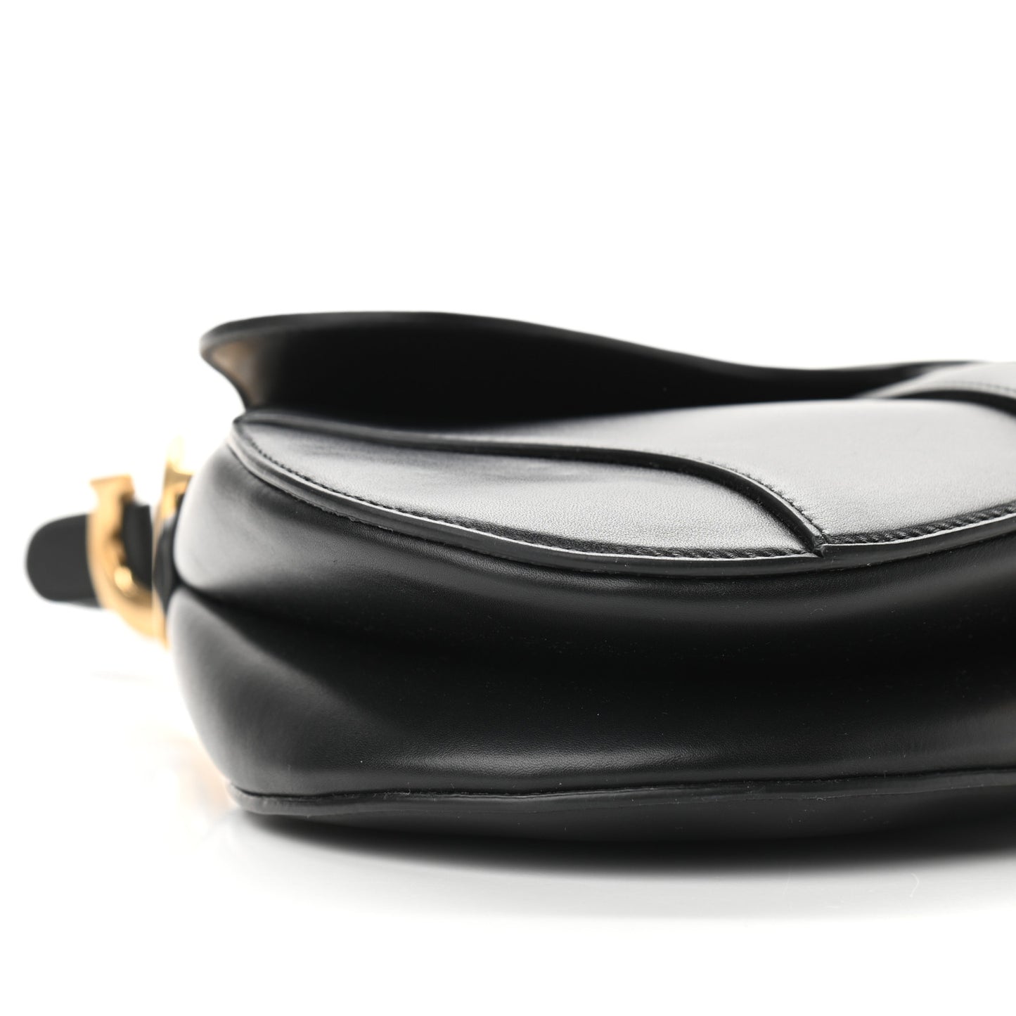 Calfskin Saddle Bag Black