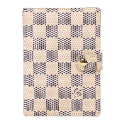 Louis Vuitton Damier Azur Small Ring Agenda Cover 1 of 7