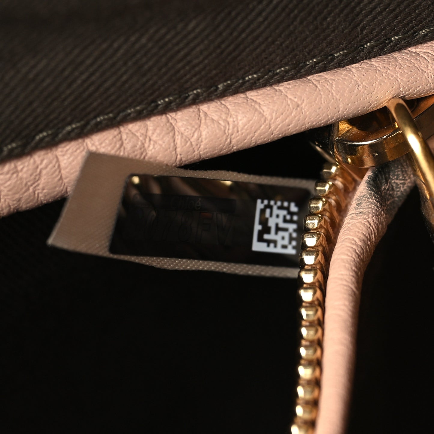 Calfskin Small Marcie Satchel Pale Pink