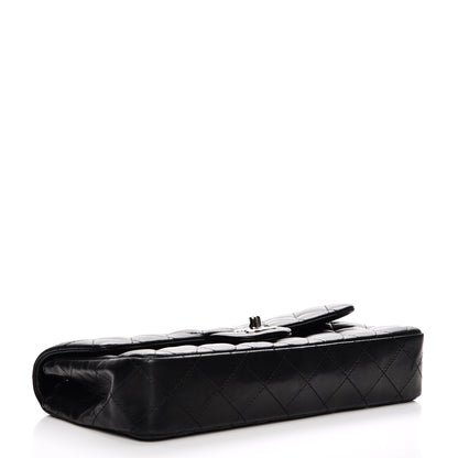 Chanel Lambskin Quilted East West Flap Black 14 of 21