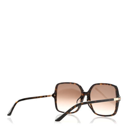 Gucci Acetate Square Frame Web Sunglasses GG1448SA Tortoise 4 of 9