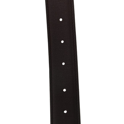 Hermes Epsom Swift 32mm Belt Strap 90 Bleu Electrique Prune 3 of 6