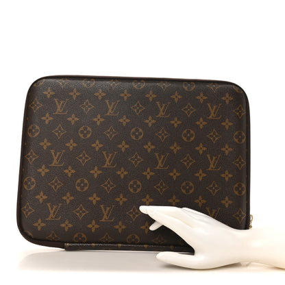 Louis Vuitton Monogram 13 Inch Laptop Sleeve 2 of 7