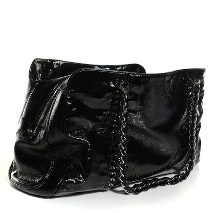 Chanel Patent Calfskin Large Luxe Ligne Tote Black 3 of 8