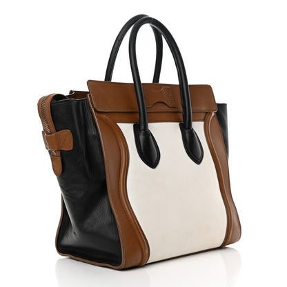 Celine Smooth Calfskin Micro Tri-Color Luggage Brown 3 of 22