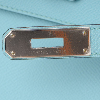 Hermes Epsom Birkin 30 Bleu Atoll 10 of 33
