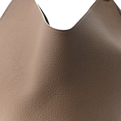 Khaite Pebbled Sport Calfskin Medium Lotus Tote Mokka 7 of 9