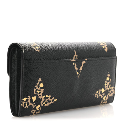 Louis Vuitton Monogram Giant Jungle Sarah Wallet Black 3 of 9