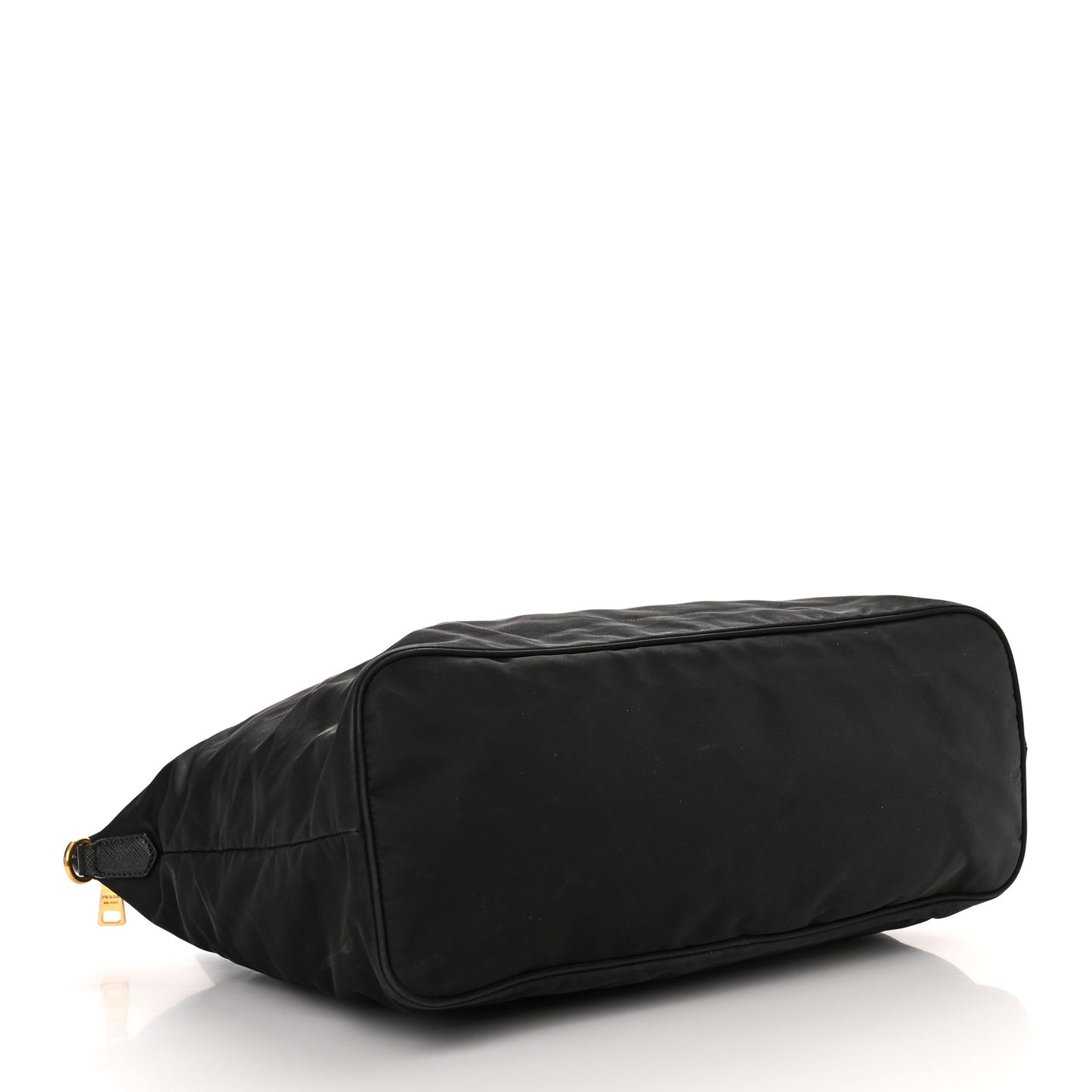 Tessuto Nylon Saffiano Tote Black