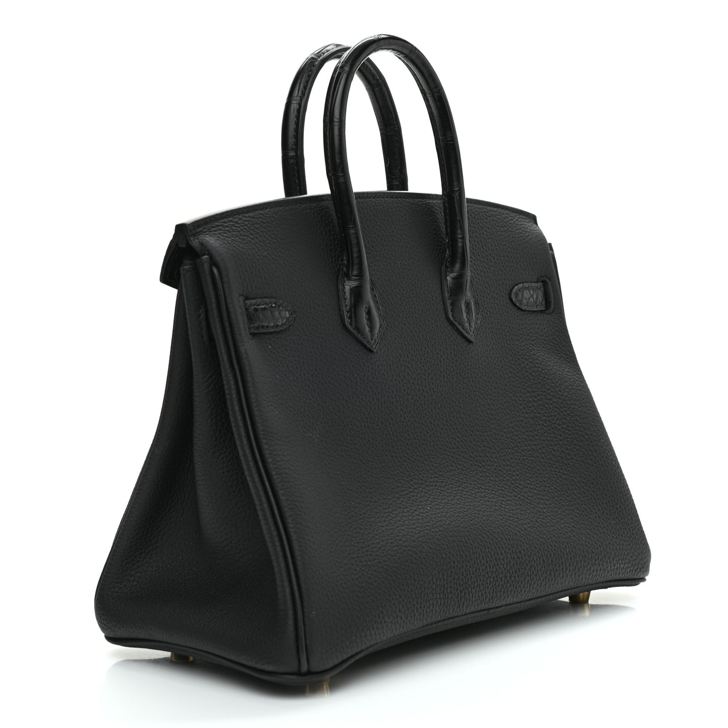 Togo Matte Alligator Birkin Touch 25 Black