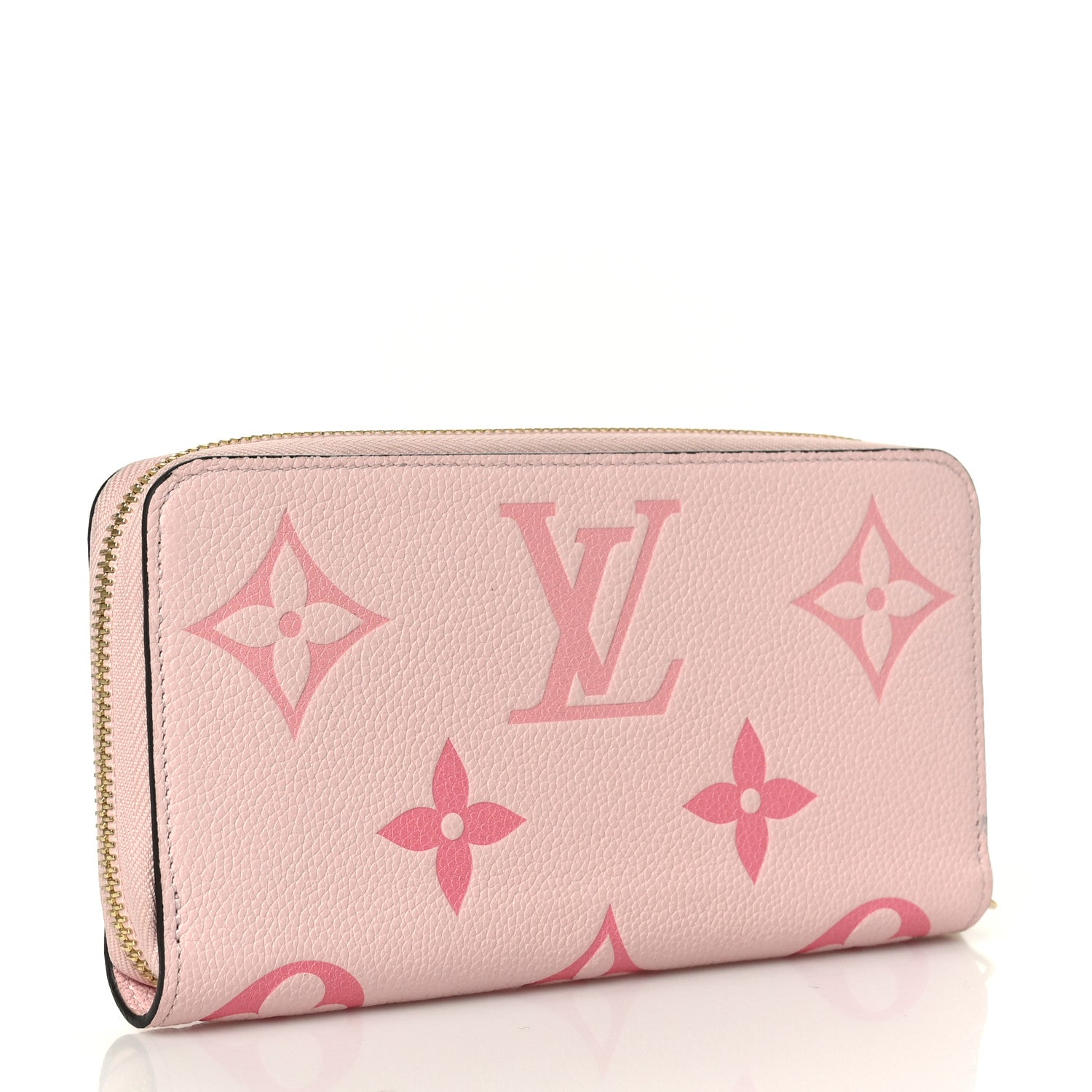 Louis Vuitton Empreinte Monogram Giant By The Pool Zippy Wallet Bouton De Rose 2 of 9