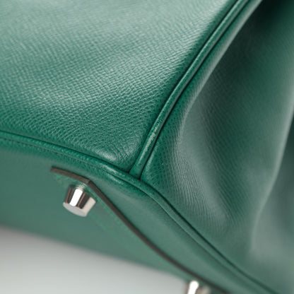 Hermes Epsom Birkin 30 Malachite 10 of 15