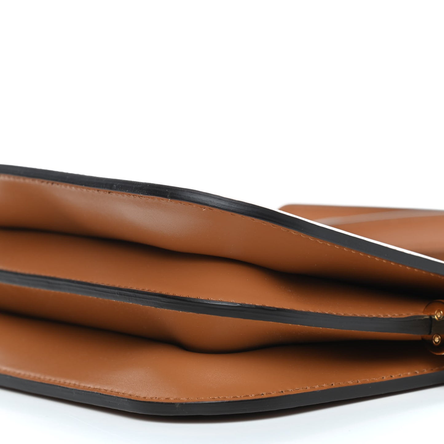 Vitello King Luxor Fendi Touch Shoulder Bag Caramello