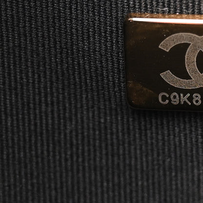 Chanel Lambskin Quilted Large Duma Drawstring Backpack Black 7 of 10