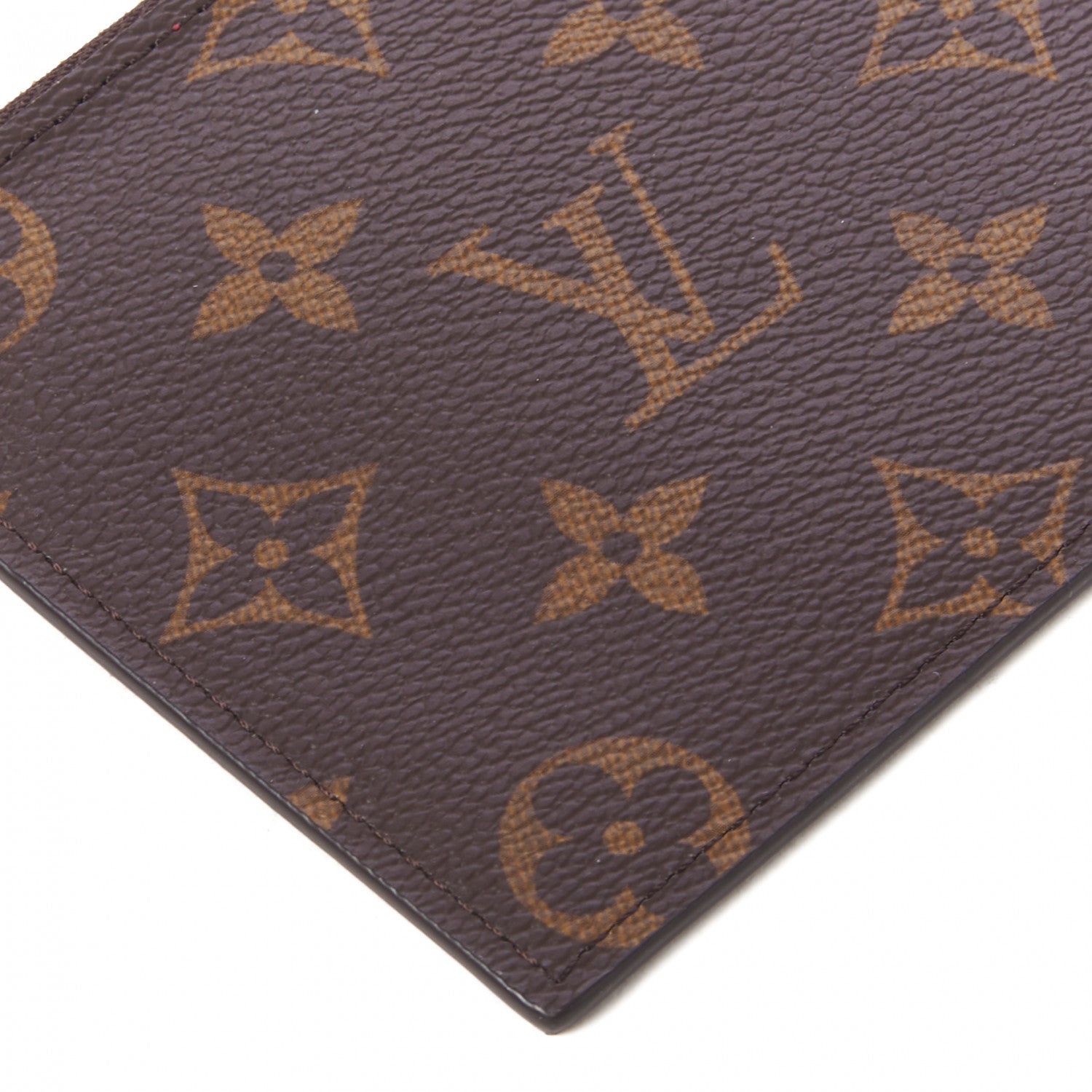 Louis Vuitton Monogram Felicie Chain Wallet Zippered Insert Fuchsia 5 of 7