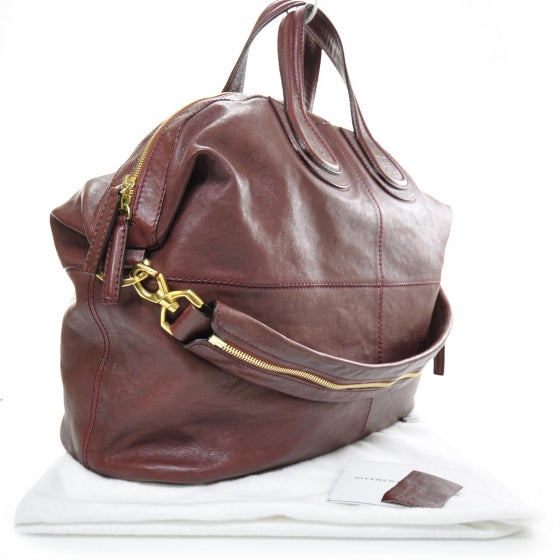 Givenchy Leather Maxi Nightingale Wine 2 of 11