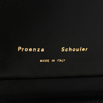 Proenza Schouler Metallic Crinkled Patent Calfskin Flip Shoulder Bag Gold 8 of 11