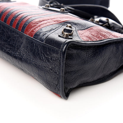Balenciaga Veau Arena Multicolore Classic Hardware S City Bleu Nuit Rouge 8 of 9