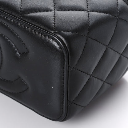 Chanel Lambskin Quilted Pick Me Up Vanity Case Black 9 of 10