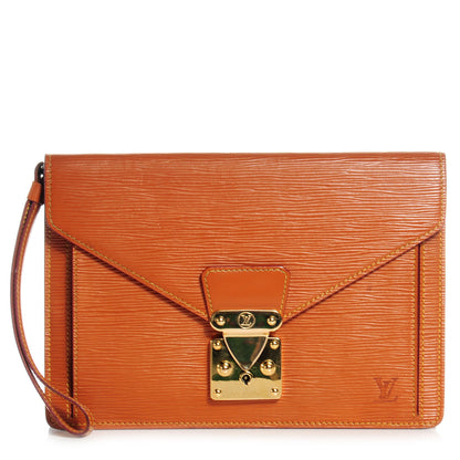 Louis Vuitton Epi Pochette Sellier Dragonne Cipango 1 of 7
