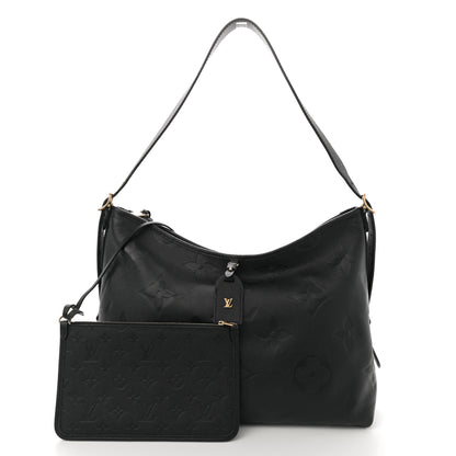 Louis Vuitton Empreinte Monogram Giant CarryAll MM Black 3 of 11