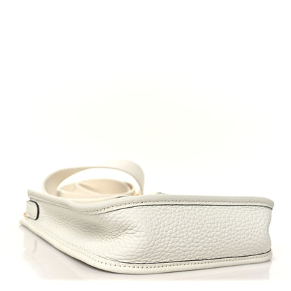Hermes Taurillon Clemence Amazone Evelyne TPM New White 4 of 11