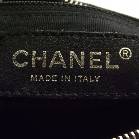 Chanel Caviar Quilted Pochette Black 7 of 9