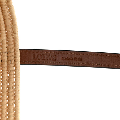 Loewe Raffia Small Square Basket Tote Bag Natural Tan 6 of 8