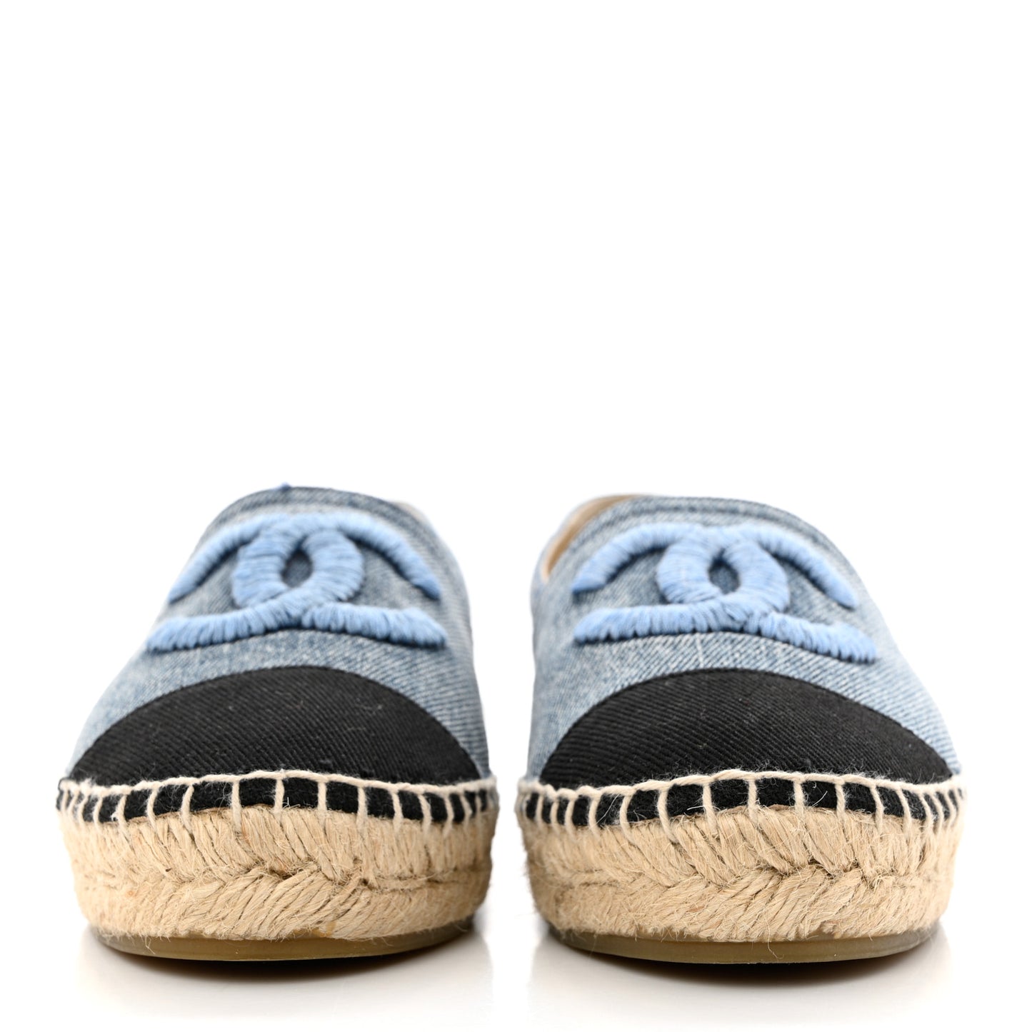 Denim CC Espadrilles 35 Blue Black