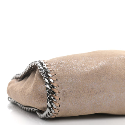Stella McCartney Shaggy Deer Mini Falabella Fold Over Tote Beige 9 of 10