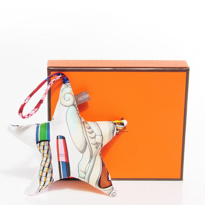 Hermes Silk Petit H Star Ornament Charm 5 of 8