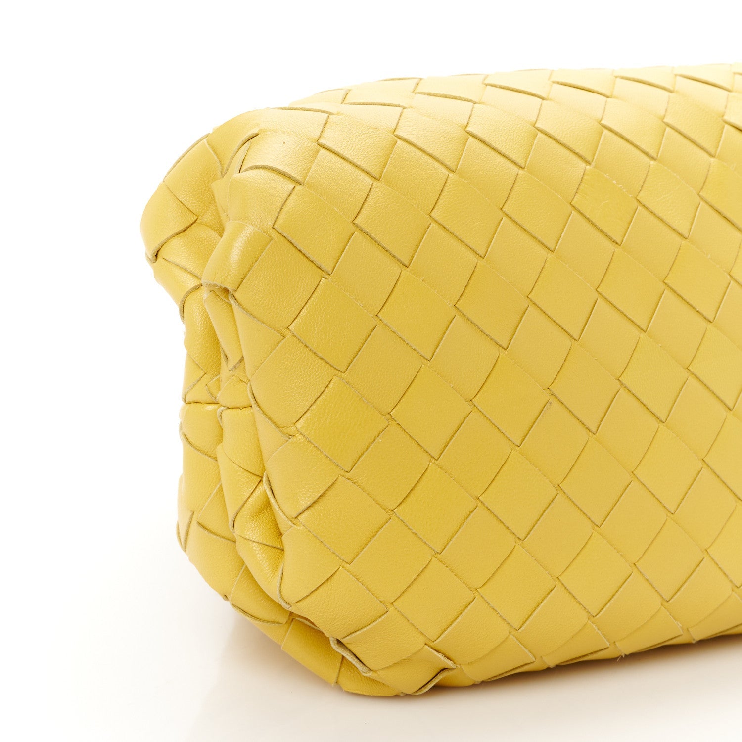 Bottega Veneta Nappa Maxi Intrecciato The Pouch Oversized Clutch Buttercup 10 of 11
