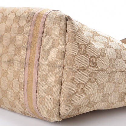 Gucci Monogram Medium Jolicoeur Tote Metallic 10 of 10