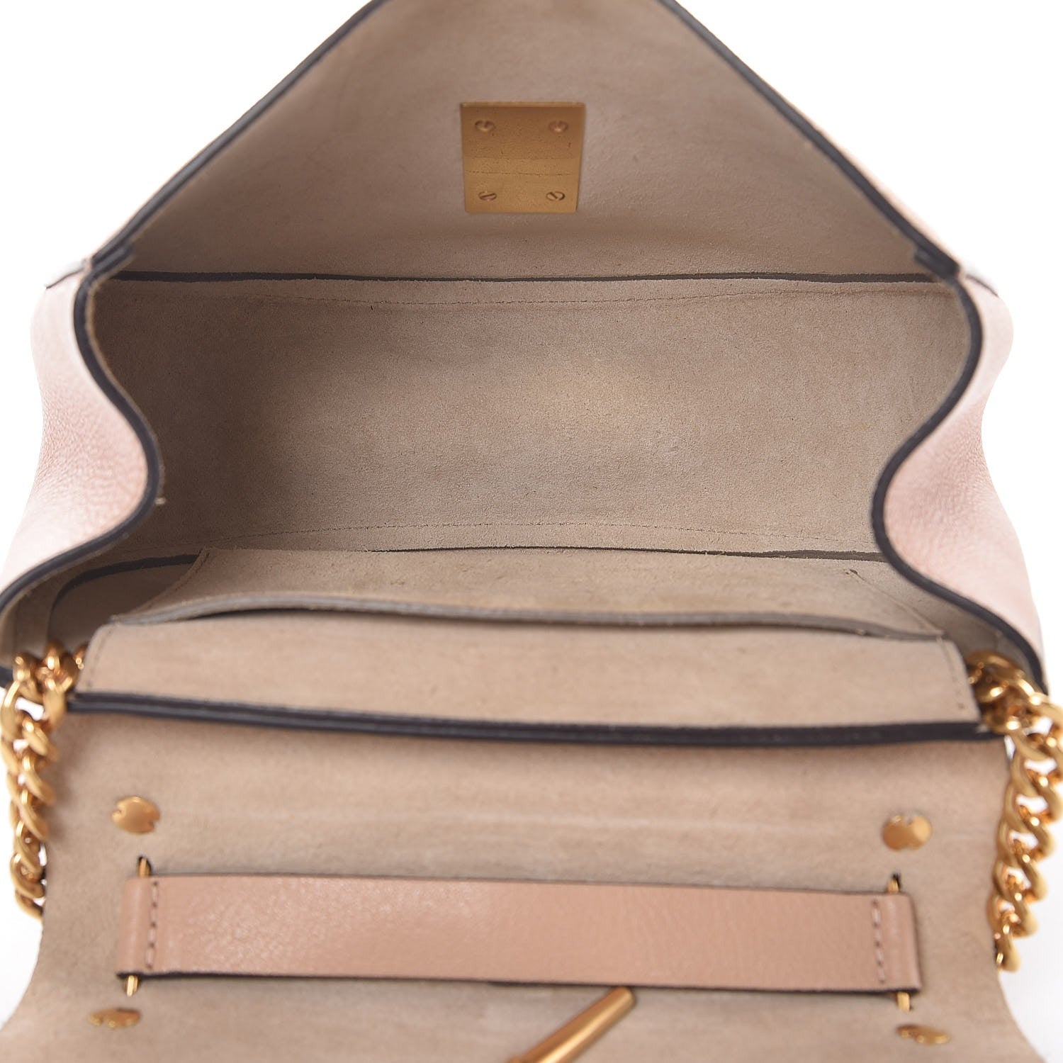 Chloe Grained Goatskin Drew Shoulder Bag Biscotti Beige 5 of 8
