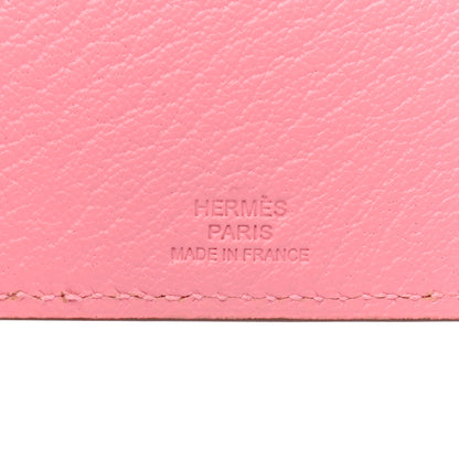Hermes Chevre Mysore Tarmac PM Passport Holder Rose Confetti 6 of 7