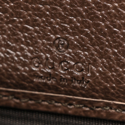 Gucci GG Supreme Monogram Web Ophidia Zip Around Wallet Brown 9 of 16