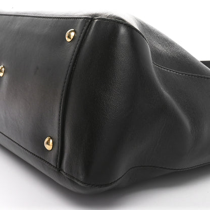 Fendi Vitello Glacier Medium FF Tote Black 10 of 12