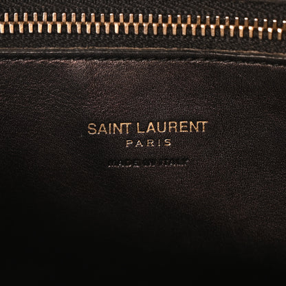 Saint Laurent Smooth Calfskin Small Monogram Cabas Black 6 of 9