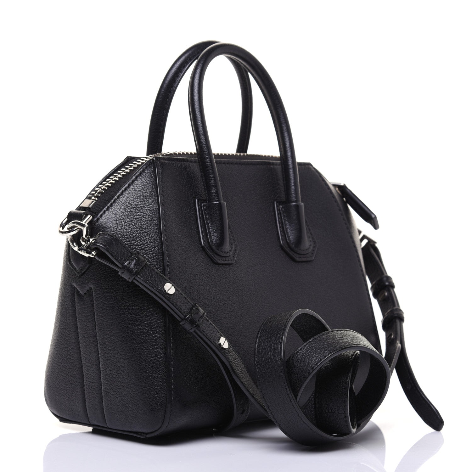 Givenchy Sugar Goatskin Mini Antigona Black 3 of 19