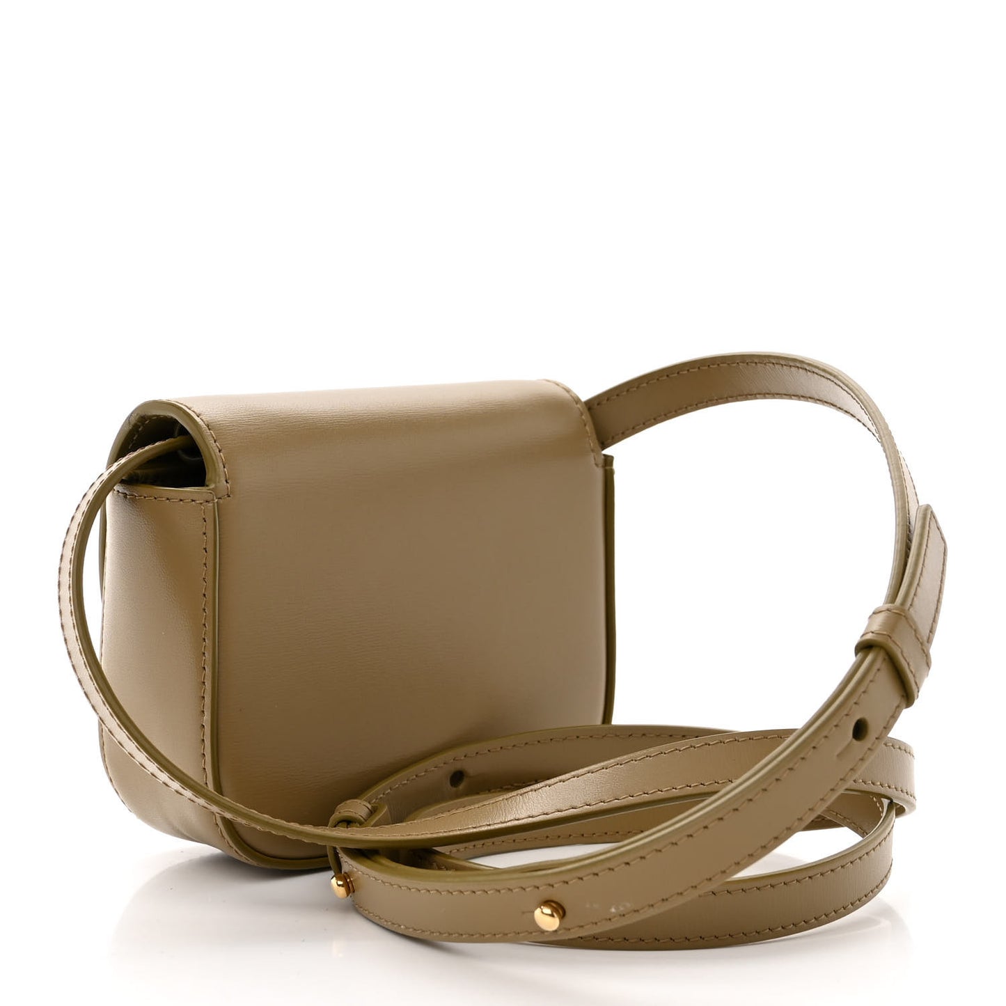 Shiny Calfskin Mini Triomphe Olive