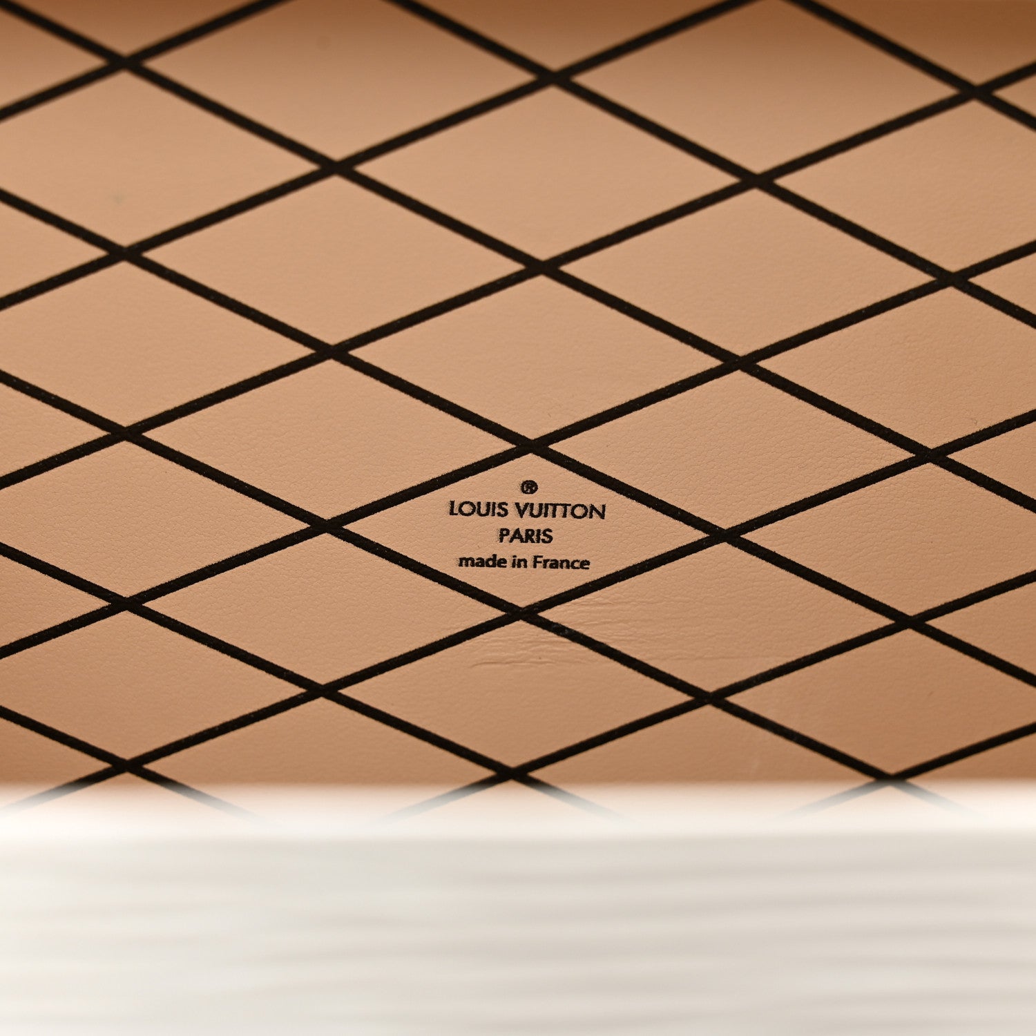 Louis Vuitton Epi Petite Malle White Black 7 of 9